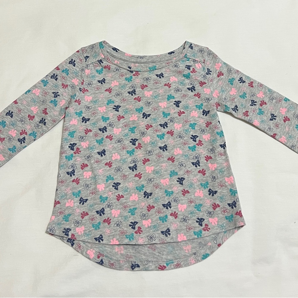 Gap Baby Long Sleeve Tee with Ribbons Print 18-24 months